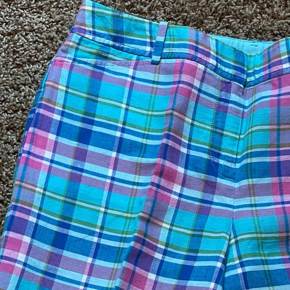 Reduced! Talbots Perfect Bermuda Shorts in Colorful Plaid - Picture 7 of 9